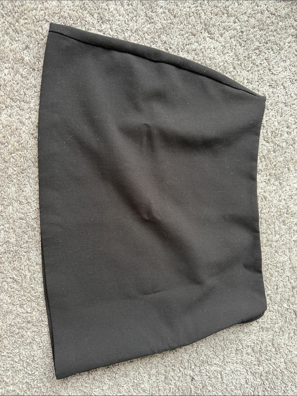 Dynamite Black Mini Skirt - Sleek Straight Cut